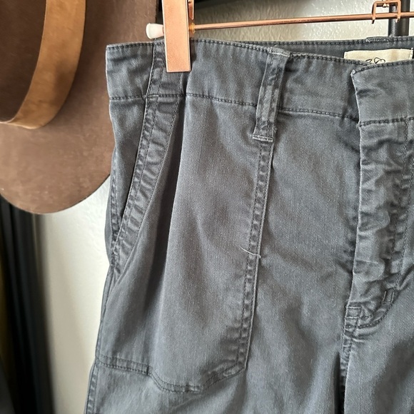 J. Crew grey cargo skinny twill classic cotton pants trousers basic stretch - Picture 2 of 4